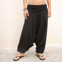 pantaloni stile indiano donna nero